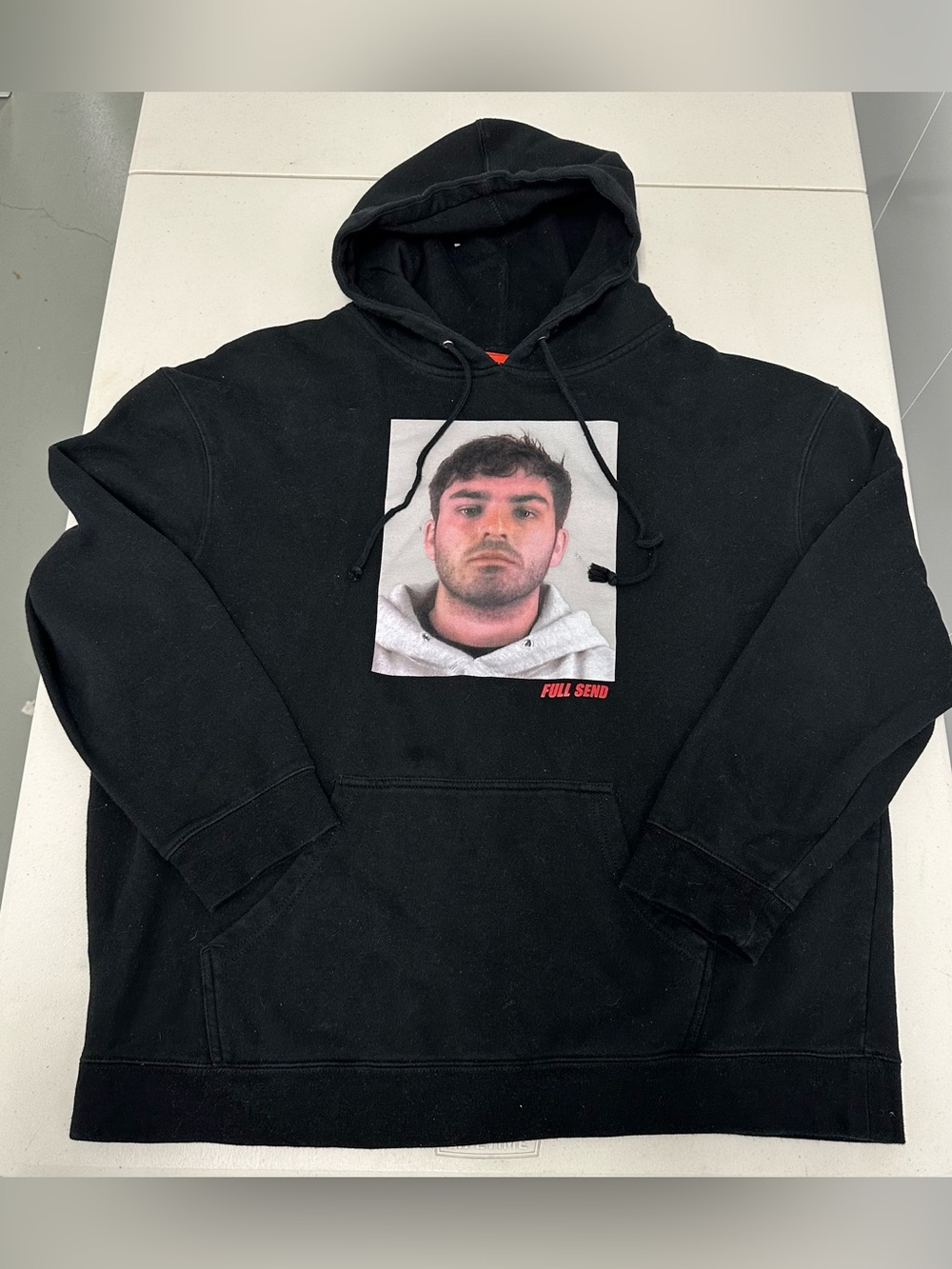 Full Send Nelk Boys Kyle’s Mugshot Men’s Hoodie - Size XL